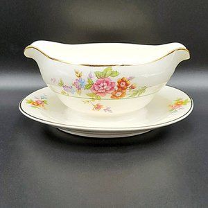 Vintage Pope-Gosser Gravy Boat MARY ELLEN Pattern